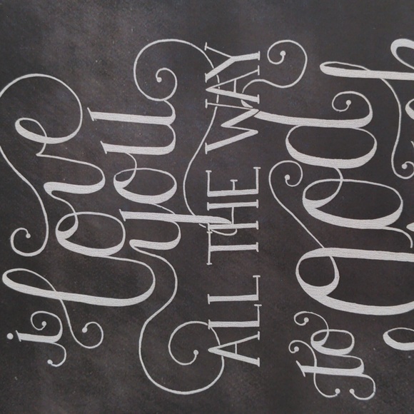 Chalkboard Style Poster Print (unframed, new!) - Picture 2 of 5